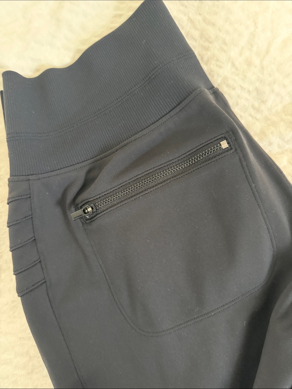 Athleta Black High-Rise Venice Moto Joggers - Picture 8 of 11
